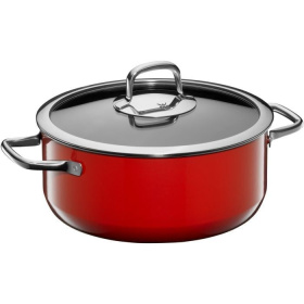 Кастрюля с крышкой WMF Fusiontec Compact Braising Pan Red 3201111560