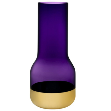 Ваза Nude Glass Contour Vase Tall Purple Top/Gold Bottom 1091741