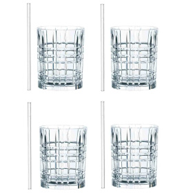 4 стакана для виски Nachtmann Square Whisky Glass Set 103145