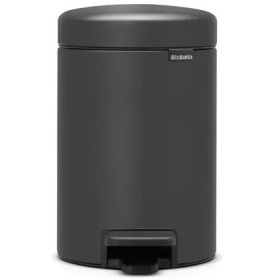 Ведро для мусора с педалью Brabantia NewIcon Pedal Bin Soft Closing Matt Black 113321