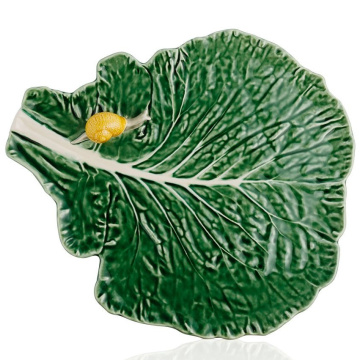 Блюдо для сыра Bordallo Pinheiro Cabbage Cheese Tray with Snail 65014783