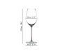 Бокал для шампанского RIEDEL Fatto A Mano Champagne Wine Glass Pink Single Pack 4900/28P. фото 7