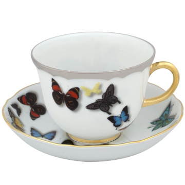 Чашка чайная с блюдцем Vista Alegre Butterfly Parade Tea Cup & Saucer 21117741