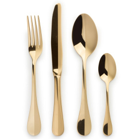 Набор столовых приборов Herdmar Rocco Casual Mate Gold PVD Cutlery Set 0890000-mgl