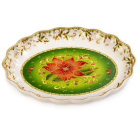 Блюдо овальное Lamart Palais Royal Christmas Star 22122