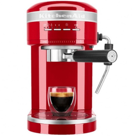 Кофеварка рожковая KitchenAid Metal Semi-Automatic Espresso Machine Empire Red KES6503ER