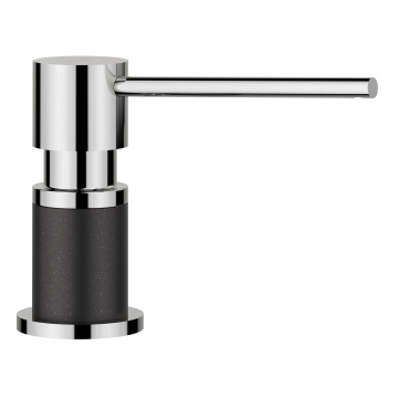 Дозатор моющего средства Blanco Lato Silgranit-Look Dual Finish Anthracite/Chrome 525810