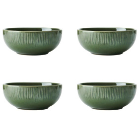 4 порционных салатника KitchenCraft Mikasa Jardin Green Cereal Bowls Set MKJDBOWLPK4