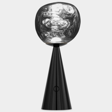 Настольная лампа Tom Dixon Melt Portable Polished Black MEPO01BKUN