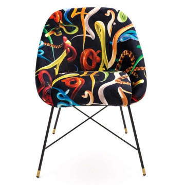 Обеденный стул Seletti Padded Chair Snakes 16043