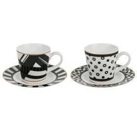 Кофейный набор Baci Milano Optical Coffee Cups Set COF.OPT01