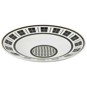 Тарелка для пасты Baci Milano Optical Gourmet Pasta Plate GPL1.OPT01