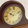 Настольные часы Seiko Quartz Table Clock QXE017BN. фото 3