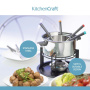 Набор для фондю KitchenCraft Deluxe Fondue Set KCFON3IN1. фото 5
