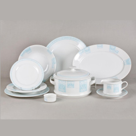 Обеденный сервиз Leander Sabina Modrý ornament 02162021-242C