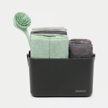 Набор для кухонной уборки Brabantia Cleaning Set SinkSide Dark Grey 233340