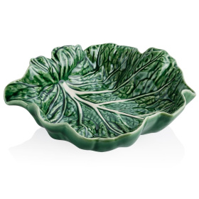 Блюдо Bordallo Pinheiro Cabbage Concave Leaf 65000560