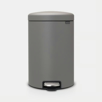 Ведро для мусора Brabantia NewIcon Pedal Bin Mineral Concrete Grey 119163