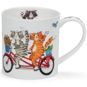 Кружка Dunoon Orkney Cats on Bikes Mug 78643593
