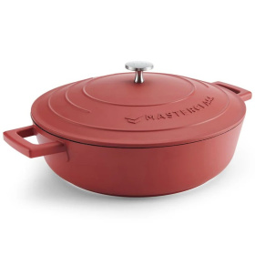 Сотейник KitchenCraft MasterClass Red Shallow Casserole Dish MCMSCRD28RED