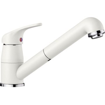 Кухонный смеситель Blanco Daras-S Silgrfnit-Look White 524193