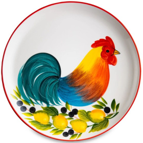 Блюдо Edelweiss Roosters Medium Platter EDW-4044R