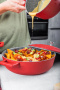 Сотейник KitchenCraft MasterClass Red Shallow Casserole Dish MCMSCRD28RED. фото 7