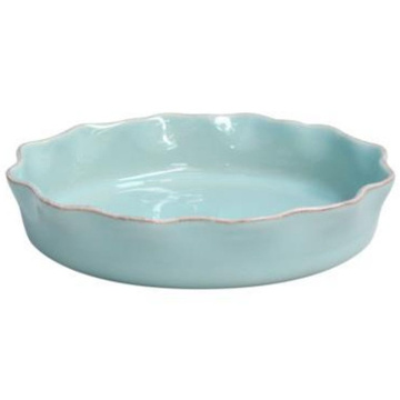 Форма для выпечки Casafina Cook & Host Ruffled Pie Dish Robins Egg Blue RFF784-RBL