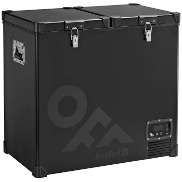 Холодильник для путешествий INDEL B TB118 Double Door Steel Black