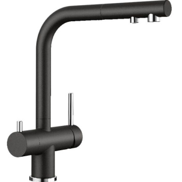 Кухонный смеситель Blanco Fontas-S II Silgrfnit-Look Black 526158