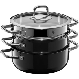 Набор кастрюль WMF Fusiontec Compact Cookware Set 3-piece Black 3201111551