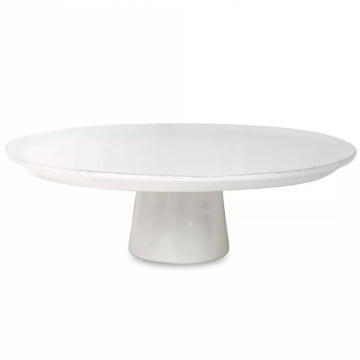 Блюдо на ножке Costa Nova Aparte Footed Plate LSP283-WHE