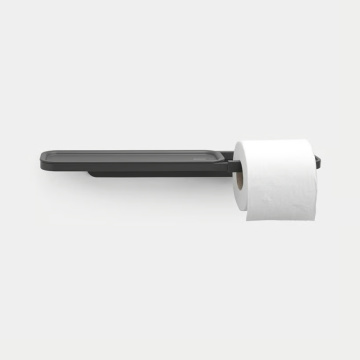 Держатель для туалетной бумаги Brabantia MindSet Toilet Roll Holder with Shelf Mineral Infinite Grey 303128