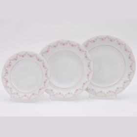 Набор из 18 тарелок Leander Sonata Květinová Nálada 07160119-0158