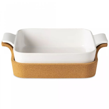 Форма для запекания с подставкой Casafina Ensemble Square Baker with Cork Tray (арт. DQ321-043)