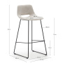 Барный стул La Forma Zahara Silla de Bar LF-148498. фото 4