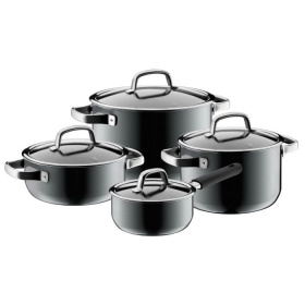 Набор кастрюль WMF Fusiontec Mineral Cookware Set 4-piece Platinum 3201113666