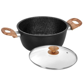Кастрюля с крышкой Barazzoni Granitica Extra Induction Eco 85510202025