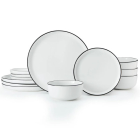 Обеденный набор KitchenCraft Mikasa Limestone Dinner Set MKLIMESTN12PC
