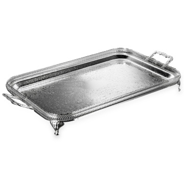 Поднос прямоугольный Queen Anne Large Oblong Gallery Tray/Handles (арт. 0/6339)