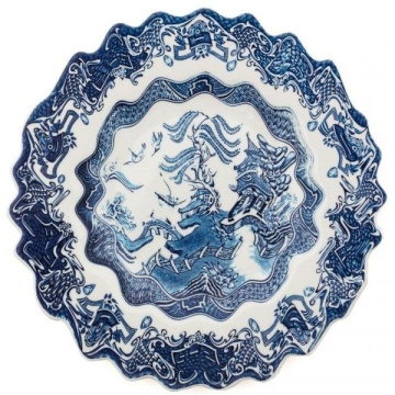 Тарелка десертная Seletti Classics on Acid Dessert Plate Willow Wave 11232