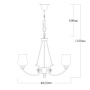Люстра подвесная MW-Light Palermo Hanging Chandelier 386017706. фото 4