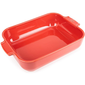 Форма для запекания Peugeot Appolia Plat four céramique rectangle rouge 60053
