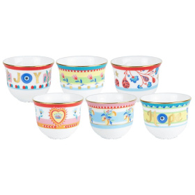 Чайный набор Baci Milano Mamma Mia Arabic Cups Set CUP2.MAM01