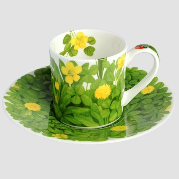 Чашка кофейная с блюдцем Taitù Prati Italiani Espresso & Piattino 2-991-B