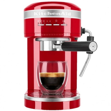 Кофеварка рожковая KitchenAid Metal Semi-Automatic Espresso Machine Candy Apple Red KES6503CA
