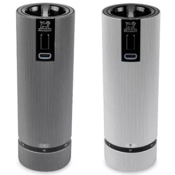 Набор электрических мельниц Peugeot Line Electric Duo de moulins à poivre et à sel électriques u'Select carbone et aluminium 2/43148