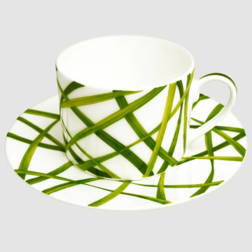 Чашка чайная с блюдцем Taitù Life In Green Tazza da Tè/Cappuccino & Piattino 12-13-2