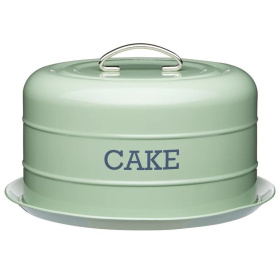 Блюдо для торта KitchenCraft Living Nostalgia Sage Green Cake Storage Tin (арт. LNCTGRN)