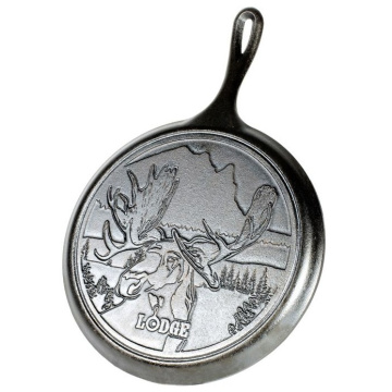 Сковорода для блинов Lodge Wildlife Series Cast Iron Moose Griddle L9OGWLMO